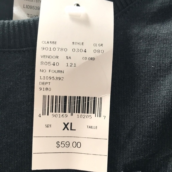 Nwt Comfort & Co black short sleeve shirt size XL - Picture 9 of 9